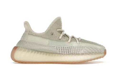 Taglia 9.5 Adidas Yeezy Boost 350 V2 Citrino Antiriflesso FW3042 *NUOVE CON SCATOLA*