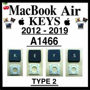 🍒 MacBook AIR Keyboard Keys + Clip / Hinge 2012 - 2019 MODELS  A1466   TYPE 2 - Picture 1 of 92