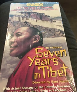 1959 THE ORIGINAL SEVEN YEARS IN TIBET VHS HANS NIETER OOP KINO VIDEO Sealed - Picture 1 of 3