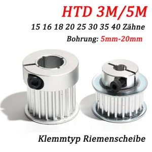 Riemenscheibe mit Schritt, 15-40 Zähne für 10/15/20mm Breite 3M/5M Zahnriemen - Picture 1 of 11