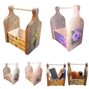 Rustic wooden caddy - Crafted in Wales - Picture 1 of 5