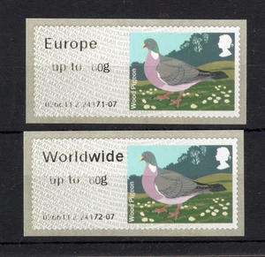 VÖGEL 1 WINCOR SCHLÜSSEL ww60g / Europa 60g WERTE HOLZ TAUBE PAAR POST GO SELTEN - Bild 1 von 1