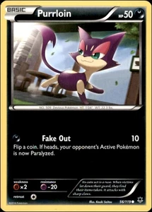 Pokemon - 2X Purrloin #56/119 - XY - Phantom Forces Common - Bild 1 von 2