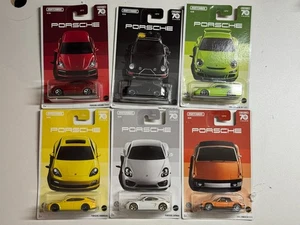 Matchbox PORSCHE 70 Aniversario Set de 6 Cayenne 911 Rally GT3 Panamera 914 - Imagen 1 de 1