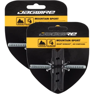 Pack of 2 Pairs Jagwire Mountain Sport Cantilever Brake Pads Smooth Post - Picture 1 of 2