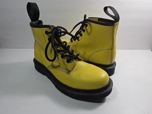 Dr. Martens 101 Botines Amarillos Cuero - Mujer 6/Hombre 5 - Imagen 1 de 8