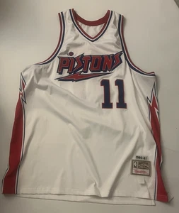 Mitchell & Ness 52 Bob McAdoo Detroit Pistons 1980-81 weiß HC Trikot Authentic - Bild 1 von 11