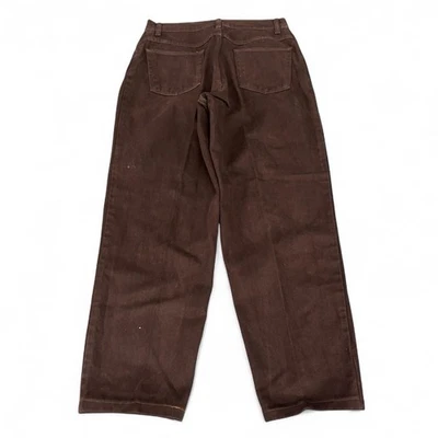 Vintage 90s Wrangler for women brown workwear pants 100% cotton USA MADE Sz 16 - Image 1 of 4