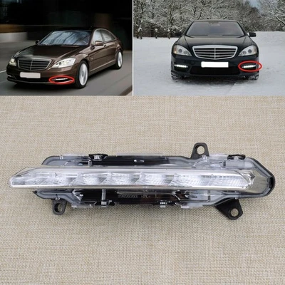Parachoques delantero izquierdo LED DRL luz antiniebla apta para Mercedes Benz S W221 S350 S400 nuevo Foto 1 de 4
