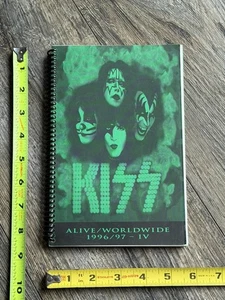 Libro de itinerario de la gira KISS 4 gira de conciertos de reunión en vivo noviembre-diciembre de 1996 vintage Kiss - Imagen 1 de 5