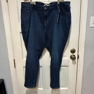 Levi's 721 High-Rise Skinny Ankle Jeans Dark Wash Blau Jeans Damen Größe 24 W Neu - Bild 1 von 6