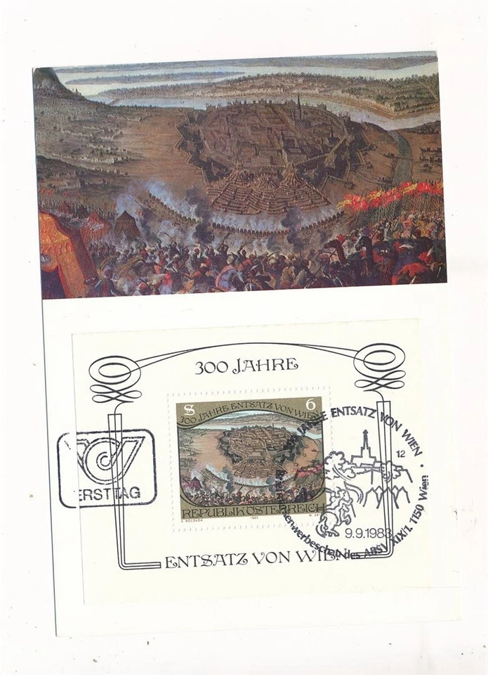 D434136 Austria Tarjeta Máxima 300 Años Viena Foto 1 de 1