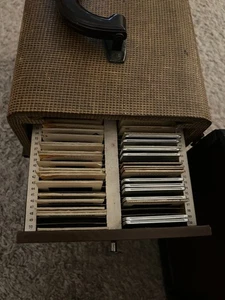 Kodak Slide Tray Vintage Hard Case Carry Box with Vintage kodak slides - Picture 1 of 8