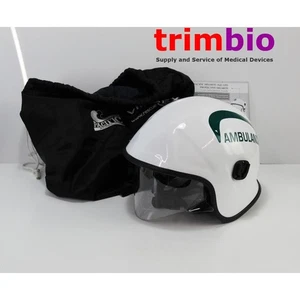 Pacific A7A White Ambulance Helmet With Bag - Picture 1 of 14