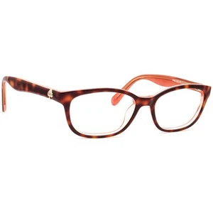 Kate Spade Eyeglasses Brylie QTQ Havana on Pink Semi Cat Eye Frame 50[]16 135 - Picture 1 of 6