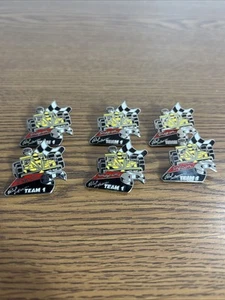 Snap-on Indie Car Rick Mears Team 1 Lapel Pin Hat Pin Lot Of 6 Vintage 1980s - Picture 1 of 4
