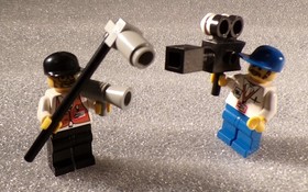 NEW LEGO Director And  Cameraman Minifigures Movie Studios 1411