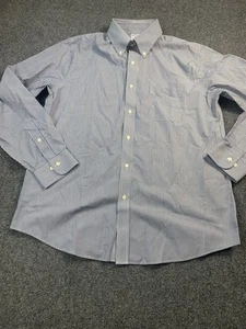 Camisa Brooks Brothers Para Hombre 15.5-34-35 Azul Rayas Manga Larga Abotonada - Imagen 1 de 17