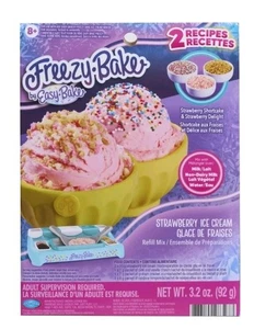 Easy Bake Freezy Bake Strawberry Ice Cream Refill Mix Lot Of 2 New - Picture 1 of 1