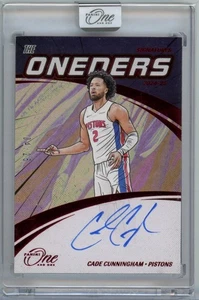 2024-25 Panini One And One CADE CUNNINGHAM THE ONEDERS Signatures RED AUTO /25 - Bild 1 von 2