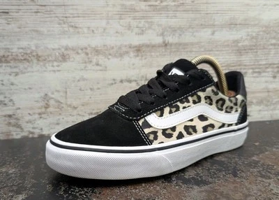Zapatos cómodos Vans Ward Low Deluxe para mujer talla 6,5 Cheetah Zebra 500714 Foto 1 de 4