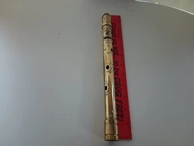 H R Pufnstuf Freddy la Flauta hecha de latón 12 pulgadas Freedie Flauta Pesada Foto 1 de 4