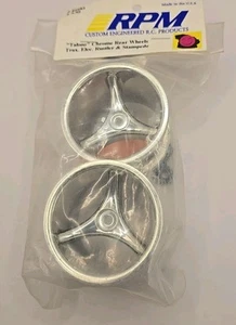 RPM Talonz Chrome Rear Wheels Traxxas Rustler Stampede 81683 - Picture 1 of 1