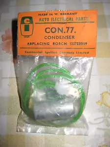 CONDENSADOR - SE ADAPTA A: VOLKSWAGEN BEETLE & KARMANN GHIA & VARIANTE & TIPO 2 (1965-74) - Imagen 1 de 3