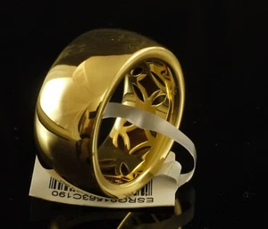 ESPRIT JEWELS Ring Gr 19 925 Sterling Silber goldfarben 11 mm breit - Bild 1 von 7