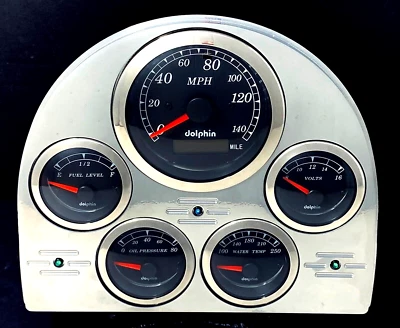 Ford 1952 1953 coche GPS calibre 5 panel de instrumentos juego de inserción PC Foto 1 de 4