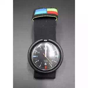 Vintage Pop Swatch Watch MultiColor Markers Funky Retro Hipster Tribal 80's - Picture 1 of 4
