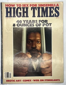 Vintage Marijuana 420 News Magazine High Times July 1983 #95 Reefer Madness 2 - Picture 1 of 3
