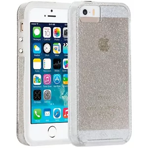 Case-Mate Case Naked Tough SHEER Glam for Apple iPhone 5 5S SE - CLEAR GOLD - Picture 1 of 6