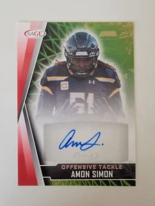 2022 Sage - Red Auto #A-AS2 Amon Simon - Picture 1 of 2