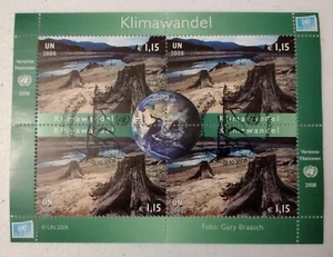 United Nations 2008 Vienna  Climate Change  SC 435 First Day Cancel-CTO - Nice! - Picture 1 of 1