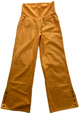 Landau XF Flare Scrubs Pant Stretch Maternity Medical Style 6304 CTYS Sz M 3/5 - Image 1 of 4