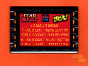 Atari Star Wars/Empire Strikes Back multigame 2x3" instructional magnet - panel - Picture 1 of 2