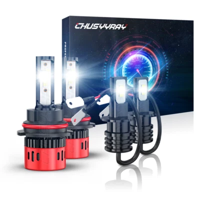 9007+H3 para Eagle Vision 1993-97 LED Faro Antiniebla 4 Bombillas Combo Kit 6000K Foto 1 de 4