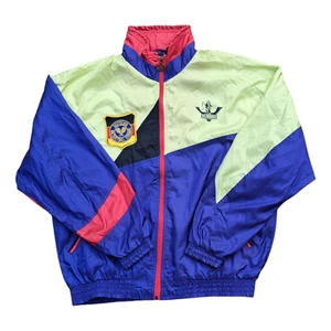Vintage 90s Puma National Racquetball Germany Tracktop Jacket Size 6 Wide - Picture 1 of 11