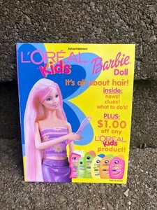 Folleto de muñeca Barbie L'Oreal Kids 2001 - Imagen 1 de 2