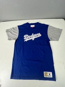 MITCHELL & NESS Kids LA Dodgers T Shirt Size Medium 10/12 NWOT - Picture 1 of 5