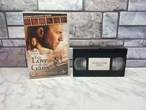 For Love Of The Game Big Box VHS Ex-Rental Video Kevin Costner: Cert 12 - Picture 1 of 8