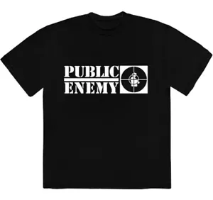 PUBLIC ENEMY - Classic Logo - T-shirt - NEW - MEDIUM ONLY - Picture 1 of 1