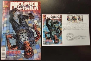 Preacher (1995) #20 FIRMATO da Garth Ennis con testimone notarile della firma - Foto 1 di 7
