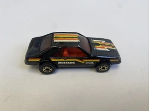 Hot Wheels Blackwall Turbo Mustang 1979 Vintage Rara Edizione Nera Ford SVO - Foto 1 di 7
