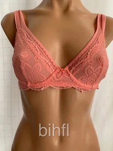 Aerie / BH ~ Bralette / DAY TO PLAY / Spitzenbesatz / leicht gefüttert / rosa / 32b - Bild 1 von 2