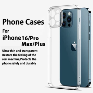 Clear Shockproof Bumper Case Cover For iPhone 16 15 14 13 12 Pro Max XS Plus - Picture 1 of 5