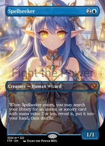 Spellseeker MTG Stand In Custom Game Card Commander High Quality  - Picture 1 of 3