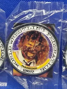 1999 Irwin WWF titan Sports Bungeez Wrestling Medallions NIP MANKIND AA1367 - Picture 1 of 2