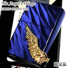 Zippo Oil Lighter Angel Wing Metal Lapis Blue Serial Number 1000 Limited Japan
